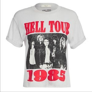 Alice & Olivia Guns 'n' Roses Hell Tour Band Tee